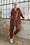 Amor Basic Two-piece Suit - Brown