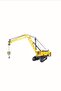 Tower Crane Excavator 35 cm Crawler Movable Body Toy Excavator Work Construction Road Machinery - 3