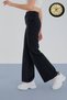 Leonardid 90's Black Palazzo Jean Women's Power Lycra Women's High Waist Retractor - 4