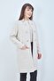 Mother Knitwear Pocketed Button Detailed Cream Long Cardigan - 3