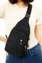 Unisex Crossbody Bag Chest Bag Single Handle Shoulder Bag Water Resistant Daily Bodybag - 8