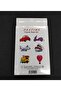 Vehicles Transfer Printing Set of 6 - Car, Ship, Train, Plane, Motorcycle, Flying Balloon - 2
