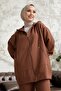 Amor Basic Two-piece Suit - Brown - 3