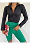 Women's White Zipper Coat