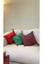 Red, Green Colored and Plaid Patterned 3-Piece Throw Pillow Set 40x40cm - 2