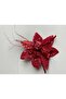 New Year Christmas Luxury Collectible Large Pine Tree Decoration Flower Tree Ornament Silvery Red - 2