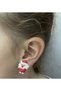 Little Santa Claus New Year Clip Non-Perforated Young Children's Earrings - 3