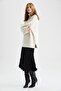 Premium Oversize Fit Turtleneck Thessaloniki Fabric Sweater - 2