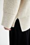 Premium Oversize Fit Turtleneck Thessaloniki Fabric Sweater - 4
