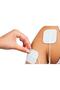 Electrode with Cable / Socket 5*5 cm Ems Tens Device Electrode with Pin Input, 5 Pack = 20 Pieces - 2