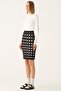 Illas Black Ecru Color Knitwear Skirt - 2