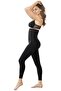 Push Up Matte Black Extra High Waist Corset Tights for Chest, Belly, Hips and Legs - 2