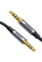 3.5 mm Hi-Fi Male to Male Trrs Aux-Compatible Audio and Microphone Cable 1.5 Meters