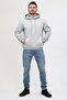 Gray Three Thread Unisex Hooded Kangaroo Pocket Sweatshirt