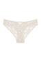 Ecru Lace Front Tulle Detail Women's Slip Women's Panties