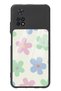 Poco M4 Pro Glossy Phone Case with Nude Flower Design