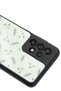Samsung A-33 Glossy Phone Case with Green Leaf Design - 3