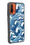 Xiaomi Redmi 9t Blue Wave Design Glossy Phone Case - 2