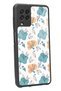 Samsung A-22 Glossy Phone Case with Tiny Leaves Design - 2