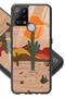 Tecno Pova Retro Cactus Glossy Phone Case with Sun Design - 3