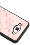 Samsung J7 Glossy Phone Case with Powder Leaf Design - 3