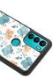 General Mobile Gm 21 Plus Glossy Phone Case with Tiny Leaves Design - 3
