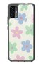 P13 Blue Max Pro Lite 2022 Glossy Phone Case with Nude Flower Design