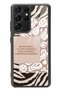 Samsung S-21 Ultra Emoji Zebra Design Glossy Phone Case