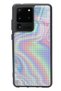Samsung S20 Ultra Neon Checkerboard Design Glossy Phone Case