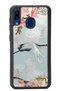 Samsung A30 Glossy Phone Case with Watercolor Stork Design
