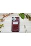 Apple iPhone 13 Pro Max Compatible Real Leather Crocco Pattern Handmade Phone Case with Credit Card Compartment