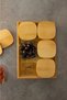 Luna 6-Piece Glass Breakfast Set with Wooden Lid, Tray and Glass Bowl Breakfast Set - 6