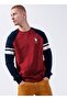 Crew Neck Red Men's Sweatshirt Kathe