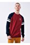 Crew Neck Red Men's Sweatshirt Kathe - 3