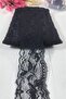 Black Lycra Lace Trim Lace 5 Meters – Decorative Ribbon, Stylish Design, Women's Accessory – Deco - 3
