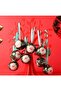 New Year Christmas Metal Pine Tree Ornament Ball Surprise Gift Box Santa Claus Patterned Box - 7