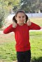 Unisex Crew Neck Basic Long Sleeve Children's T-shirt (4-13) Ages - 5
