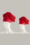 Ays Home Mother Child Red Cap and Bonnet Set of 2