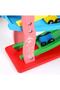 Wooden 4 Tiers Car Road Car Slide Game Wooden Highway Game Ramp Set Speed Cars - 4