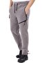Men's Tactical Outdoor Gray Fleece Trousers with Pockets - 2