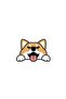 Araba Camı Köpek Sticker - 2
