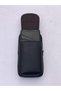 Unisex Hand and Crossbody Bag with Leather Phone Holder-black - 2