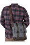 Unisex Blue Laptop Compartment Crossbody Messenger Bag with Shoulder Strap-373