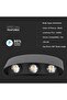 Led Outdoor Flat Double Sided Sconce 6W Black Vt-846 - 4