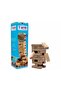 54 Pieces, Jenga, Wooden Balance Game, Large Size Jenga, Natural