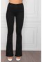 Flared Leg Cotton Linen Trousers