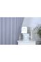 Striped Tulle Blue 1-2 Sparse Pleat - 2