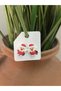 Little Santa Claus New Year Clip Non-Perforated Young Children's Earrings