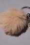 Leopard Stone & No Logo Keychain & Bone Small Pompom & Gold Letter A - 4