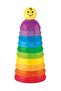 Fun Toy Set with Colorful Rings and Numbered Containers - 2